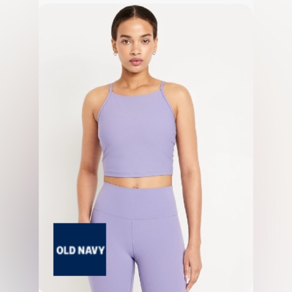 NWT! Old Navy StudioSmooth Bra and Leggings Set - Opaline